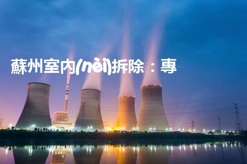蘇州室內(nèi)拆除：專(zhuān)業(yè)高效，安全環(huán)保一站式服務(wù)